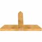 Ekena Millwork Portland Rough Sawn Timber Gable Bracket, Western Red Cedar, 48"W x 30"H x 4"D x 6"F, 15/12 Pitch GBW048X30X0406POR00RWR - alternate 5